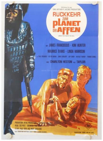 Beneath the Planet of the Apes original release german movie poster